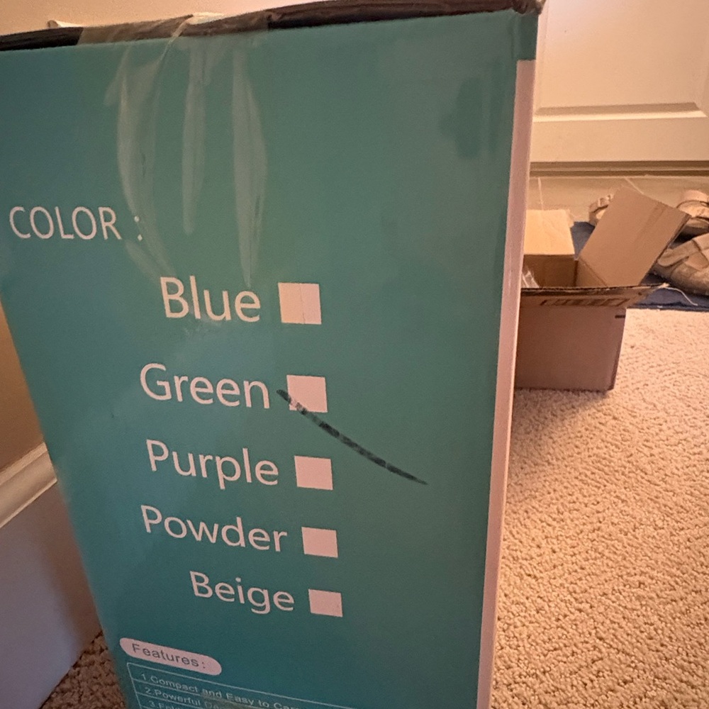 Portable Collapsible Electric Washing Laundry Bucket - Green - Picture 4 of 4